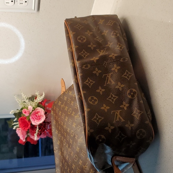 LOUIS VUITTON Malletier Monogram SAUMUR 35 dual messenger bag - Picture 6 of 16